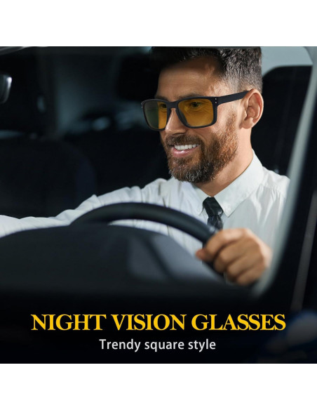 Gafas de Conducción Nocturna FIMILU Amarillas Polarizadas Gafas de Conducción Nocturna FIMILU Amarillas Polarizadas