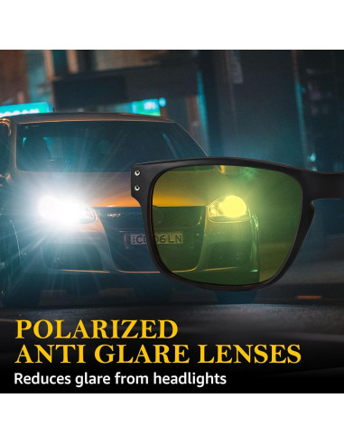 Gafas de Conducción Nocturna FIMILU Amarillas Polarizadas