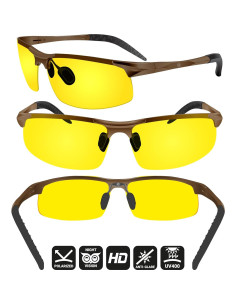 Gafas de Conducción Nocturna BLUPOND - Visión Amarilla HD 2