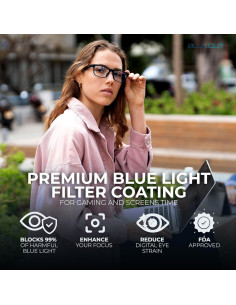 Gafas Blue Cut Anti-Luz Azul para Hombres y Mujeres 2