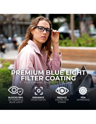 Gafas Blue Cut Anti-Luz Azul para Hombres y Mujeres
