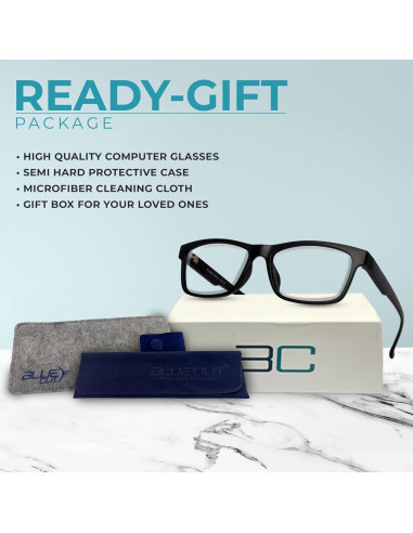 Gafas Blue Cut Anti-Luz Azul para Hombres y Mujeres
