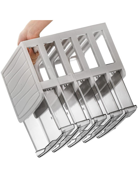 Contenedor de Almacenamiento DEAYOU 5 Cajones Plástico Blanco Contenedor de Almacenamiento DEAYOU 5 Cajones Plástico Blanco