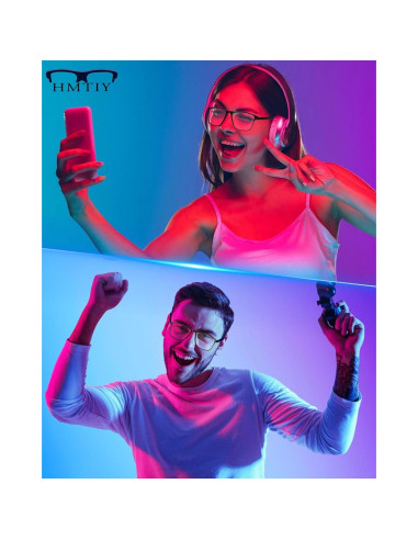 Gafas Anti-Luz Azul HMTIY Unisex - Lentes Claros UV400
