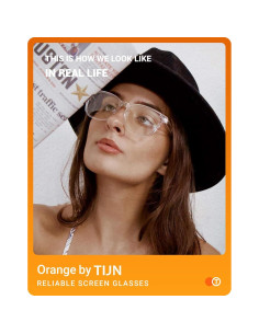 Gafas Anti Luz Azul TIJN Transparentes para Hombres y Mujeres 2