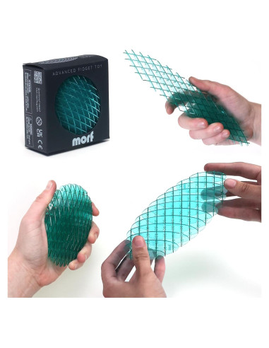 Juguete Morf Fidget Worm Humango Azul Pequeño 12.7x7.6cm