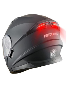 Casco Modular 1Storm Modular901Clear con Luz LED Recargable