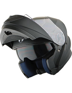 Casco Modular 1Storm Modular901Clear con Luz LED Recargable 2