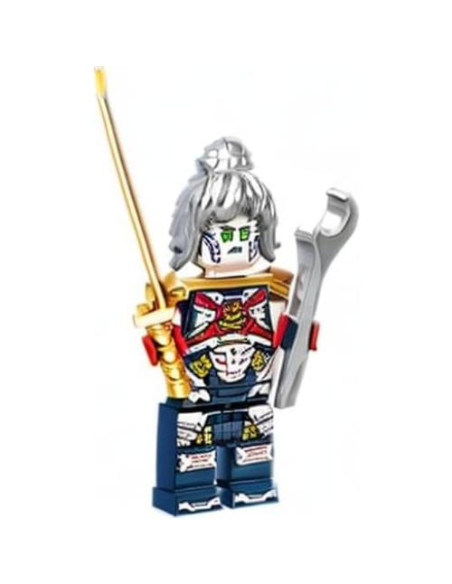 LEGO Ninjago Minifigura P.I.X.A.L. con Katana Dorada LEGO Ninjago Minifigura P.I.X.A.L. con Katana Dorada