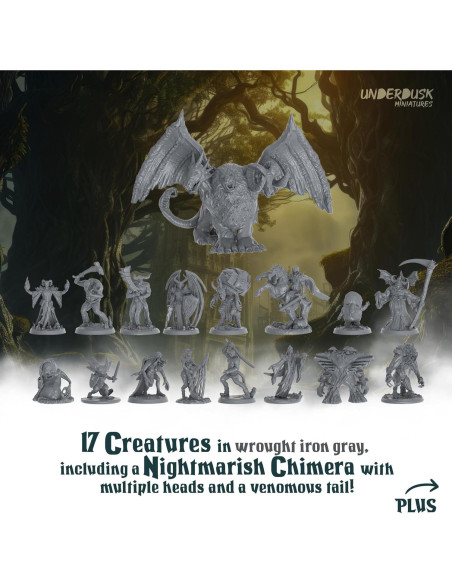 Miniaturas de Juegos de Mesa Underdusk 34 Figuras Sin Pintar Miniaturas de Juegos de Mesa Underdusk 34 Figuras Sin Pintar