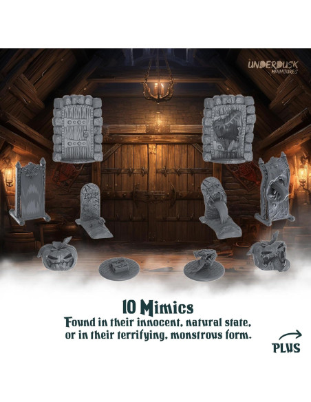 Miniaturas de Juegos de Mesa Underdusk 34 Figuras Sin Pintar Miniaturas de Juegos de Mesa Underdusk 34 Figuras Sin Pintar