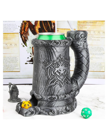 Torre de Dados AUSPDICE Plata para RPG y D&D - Soporte 3 en 1 Torre de Dados AUSPDICE Plata para RPG y D&D - Soporte 3 en 1