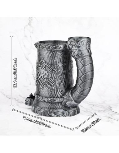 Torre de Dados AUSPDICE Plata para RPG y D&D - Soporte 3 en 1