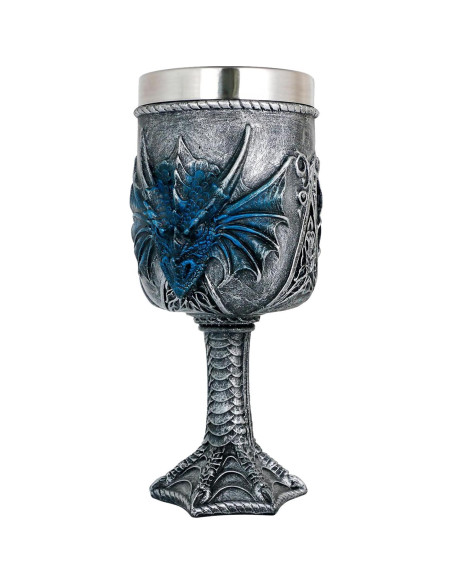Cáliz Grande Dragón Azul Medieval Alikiki - 0.47L Cáliz Grande Dragón Azul Medieval Alikiki - 0.47L