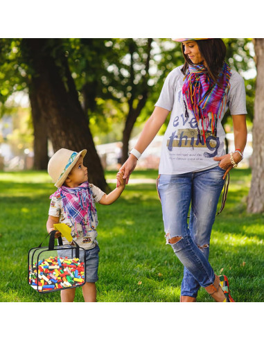 8 Bolsas de Almacenamiento YOPCDJ para Juguetes PVC Negro