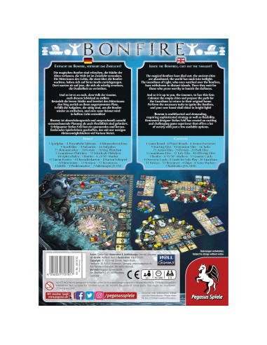 Bonfire - Juego de Mesa Pegasus Spiele 1-4 Jugadores