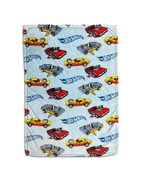 Manta Hot Wheels Cudlie 101.6x76.2 cm Felpa Multicolor Manta Hot Wheels Cudlie 101.6x76.2 cm Felpa Multicolor