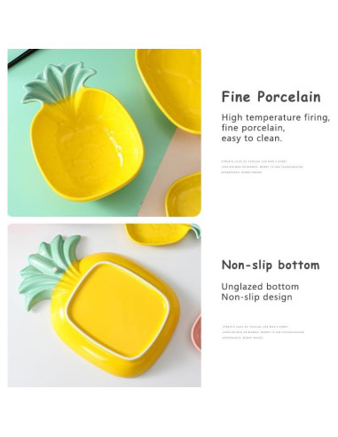 Soporte de Cuchara de Cerámica Piña BSDISP - Antideslizante y Decorativo