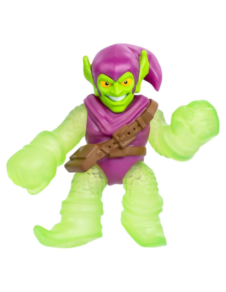 Héroes de Goo Jit Zu Marvel Duende Verde Aplasta y Estira Héroes de Goo Jit Zu Marvel Duende Verde Aplasta y Estira