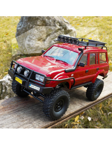 Camión RC Crawler WPL C54-1 4x4 Todo Terreno Rojo