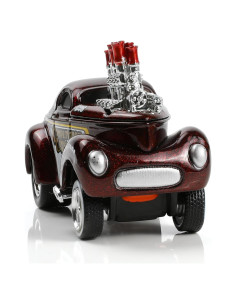 Coche de carreras Willys Coupe 1941 1/64 Risopen rojo