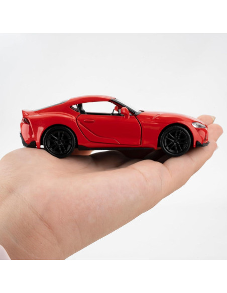 Coche de Aleación Toyota Supra 1/36 RMZ City Rojo Coche de Aleación Toyota Supra 1/36 RMZ City Rojo