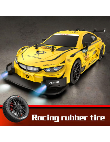 Coche RC Drift Hylukon 4WD 1:16 40KM/H con Luces LED Coche RC Drift Hylukon 4WD 1:16 40KM/H con Luces LED