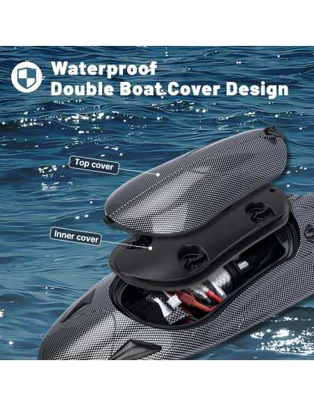 Barco RC YIDOFJ Speed King 34cm Sin Escobillas LED Barco RC YIDOFJ Speed King 34cm Sin Escobillas LED