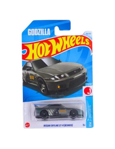 Hot Wheels Nissan Skyline GT-R BNCR33 Gris 1:64 J-Imports