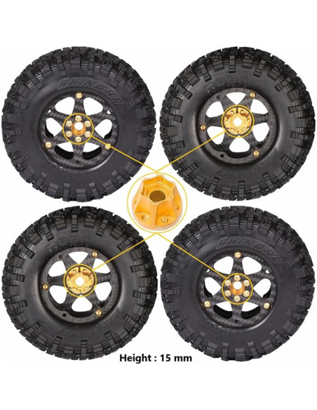 Neumáticos RhinoRC 1.9" Competición + Llantas 2.2" Neumáticos RhinoRC 1.9" Competición + Llantas 2.2"