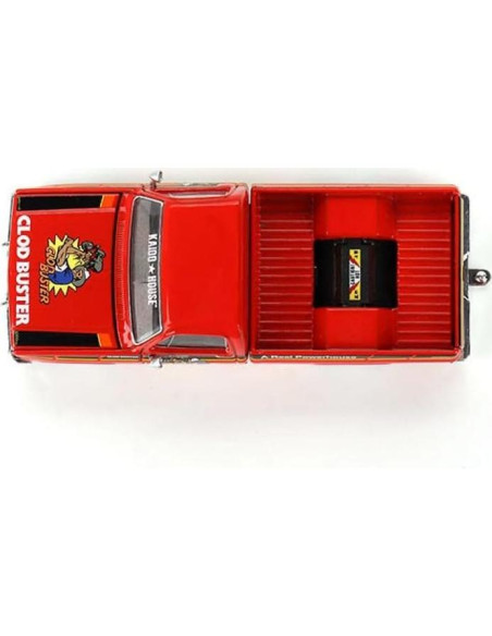 Coche Diecast Mini GT 1:64 Silverado CLOD BUSTER Naranja Coche Diecast Mini GT 1:64 Silverado CLOD BUSTER Naranja