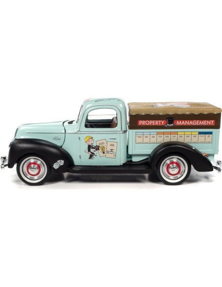 Caminón Ford 1940 Monopoly 1:18 Maquinaria de Pantalla Caminón Ford 1940 Monopoly 1:18 Maquinaria de Pantalla