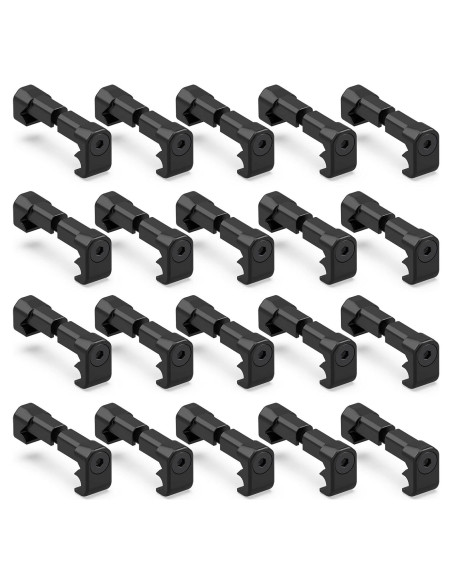 Paquete de 20 Clips de Gestión de Cables Guardtier CGM908 Paquete de 20 Clips de Gestión de Cables Guardtier CGM908