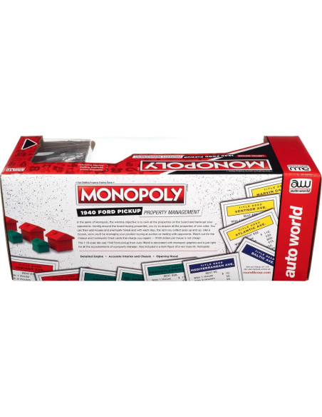 Caminón Ford 1940 Monopoly 1:18 Maquinaria de Pantalla Caminón Ford 1940 Monopoly 1:18 Maquinaria de Pantalla