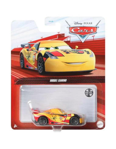 Vehículo de Metal Disney Cars Mattel 1:55 para 3 años