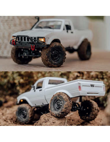Coche RC WPL C24-1 1:16 Todo Terreno 4WD con Faros
