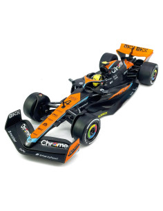 Coche de Juguete F1 McLaren MCL60 Escala 1:24 Metal Negro