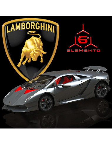 Coche RC GUOKAI Lamborghini Sesto Elemento 1/24 Gris