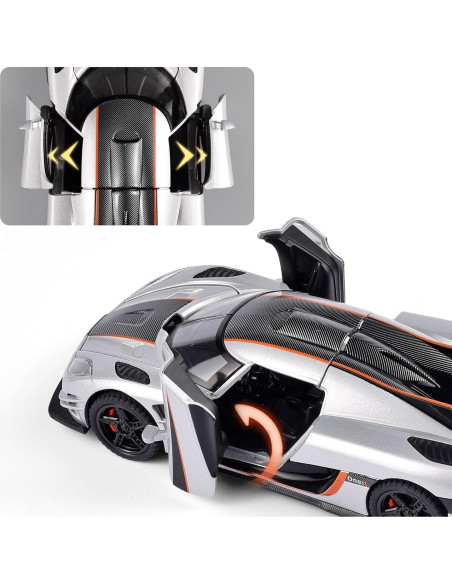 Coche de Juguete Koenigsegg One 1/32 con Luz y Sonido Coche de Juguete Koenigsegg One 1/32 con Luz y Sonido
