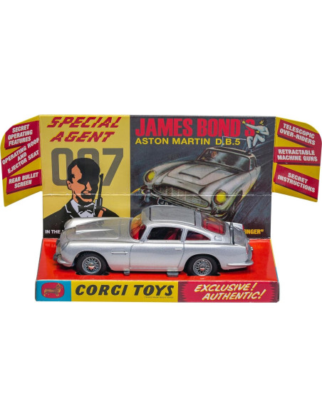 Coche Die-cast Corgi Aston Martin DB5 Plateado 3,71x11,99cm Coche Die-cast Corgi Aston Martin DB5 Plateado 3,71x11,99cm