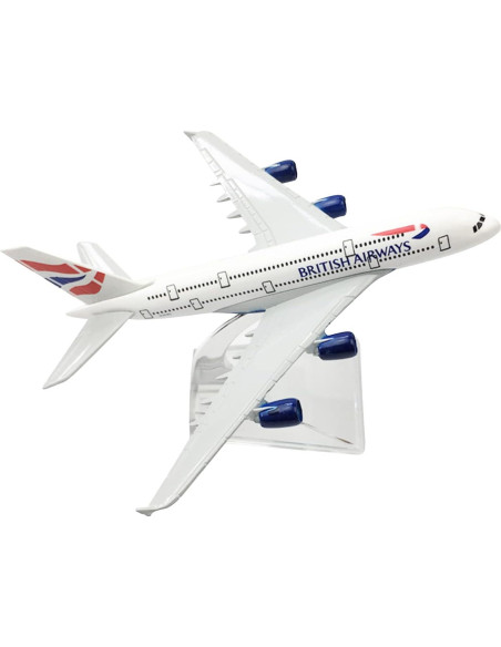 Modelo avión TECKEEN A380 escala 1/400 decorativo Modelo avión TECKEEN A380 escala 1/400 decorativo