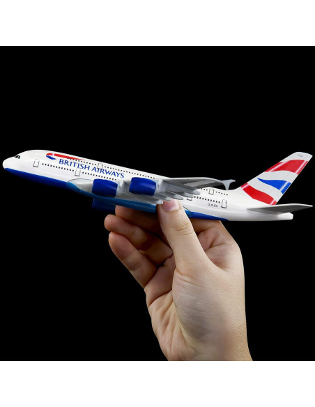 Modelo avión TECKEEN A380 escala 1/400 decorativo Modelo avión TECKEEN A380 escala 1/400 decorativo