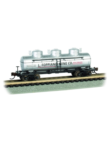 Carro Tanque 3 Domos Bachmann L.FOPPIANO Escala N Carro Tanque 3 Domos Bachmann L.FOPPIANO Escala N