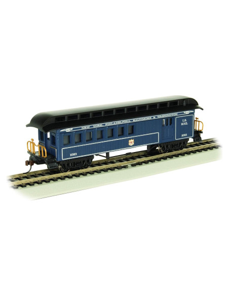 Carro combinado B&O azul real escala HO 1:87 - 1860-1880 Carro combinado B&O azul real escala HO 1:87 - 1860-1880