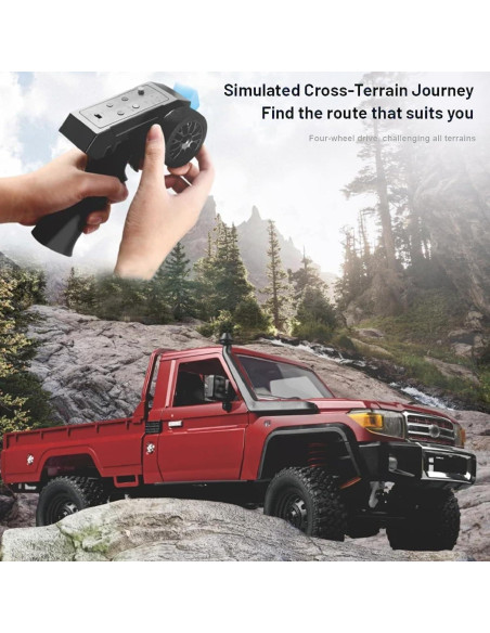 Camión RC MN-82 Land Cruiser 1/12 Todo Terreno 2.4GHz