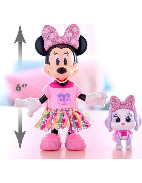 Conjunto de Muñeca Minnie Mouse Just Play 23 Piezas 15.24 cm Conjunto de Muñeca Minnie Mouse Just Play 23 Piezas 15.24 cm