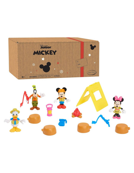 Set de Camping Mickey Mouse Just Play 14 Piezas 3+ Set de Camping Mickey Mouse Just Play 14 Piezas 3+