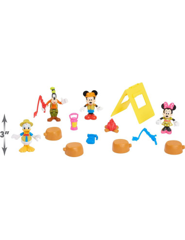 Set de Camping Mickey Mouse Just Play 14 Piezas 3+