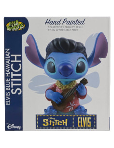 Figura Cabeza Balanceante Elvis Stitch NECA Azul Hawaiano 2