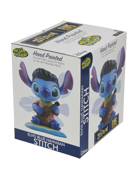 Figura Cabeza Balanceante Elvis Stitch NECA Azul Hawaiano Figura Cabeza Balanceante Elvis Stitch NECA Azul Hawaiano